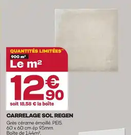 Gedimat Carrelage sol regen offre