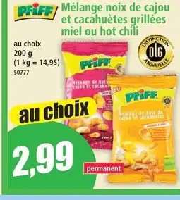 Norma Mélange noix de cajou et cacahuètes grillées miel offre