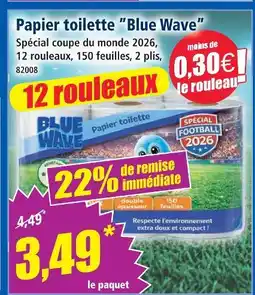 Norma Blue wave papier toilette offre