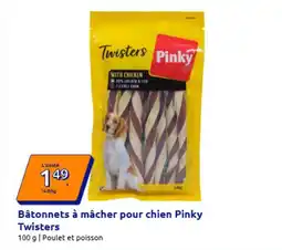 Action Bâtonnets à mâcher pour chien pinky offre