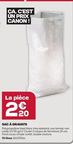 Gedimat Sac à gravats offre