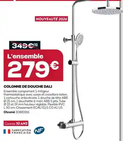 Gedimat Colonne de douche dali offre