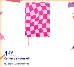 Action Pagès - carnet de notes a5 offre