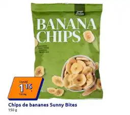 Action Sunny - chips de bananes bites offre