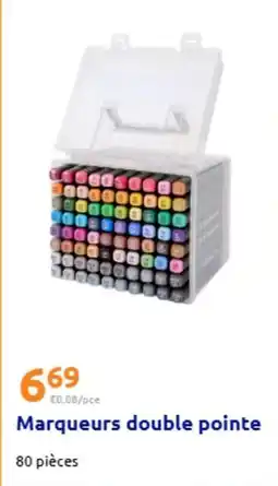 Action Marqueurs double pointe offre