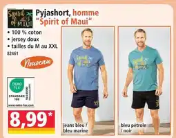 Norma Spirit of maui pyjashort homme offre