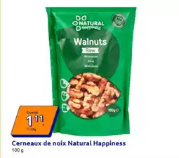 Action Natural happiness - cerneaux de noix natural offre