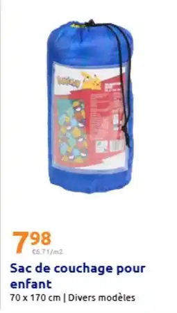 Action Sac de couchage pour enfant offre