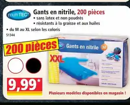 Norma Multitec gants en nitrile offre
