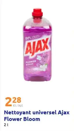 Action Ajax - nettoyant universel flower bloom offre