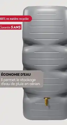 Gedimat Réservoir de jardin cubus offre