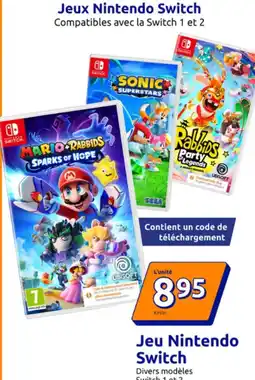 Action Nintendo - jeu switch offre
