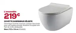 Gedimat Cuvette suspendue céleste offre