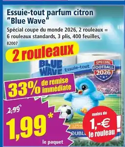 Norma Blue wave essuie-tout parfum citron offre