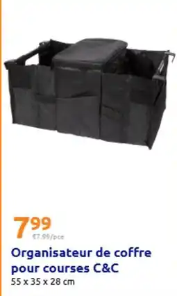 Action Organisateur de coffre pour courses offre
