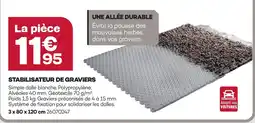 Gedimat Stabilisateur de graviers offre
