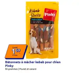 Action Canard - bâtonnets à mâcher kebab pour chien offre
