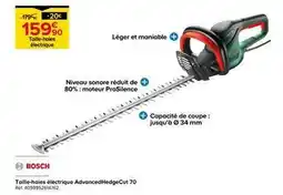 Castorama Bosch - taille-haie électrique advancedhedgecut 70 offre