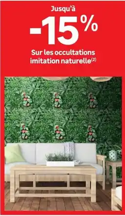Leroy Merlin occultations imitation naturelle offre