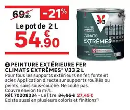 Leroy Merlin V33 PEINTURE EXTÉRIEURE FER offre