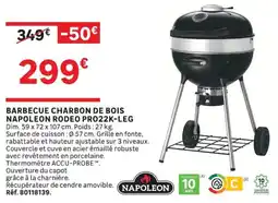Leroy Merlin NAPOLEON BARBECUE CHARBON DE BOIS offre