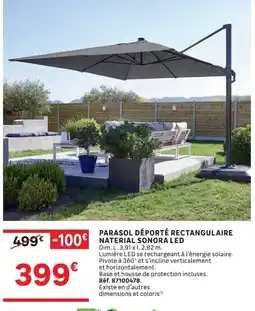 Leroy Merlin NATERIAL SONORA PARASOL offre