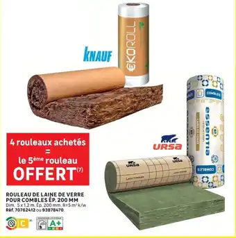 Knauf Ekoroll Laine de verre
