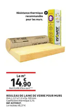 Leroy Merlin ISOVER Laine de verre offre