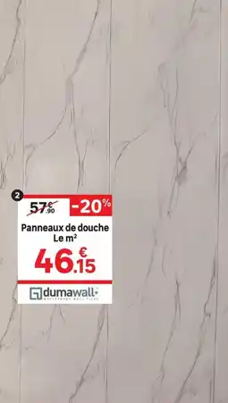 Leroy Merlin dumawall+ Panneaux de douche offre