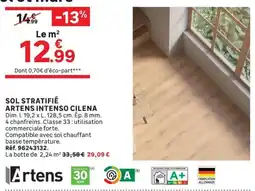 Leroy Merlin Artens SOL STRATIFIÉ ARTENS INTENSO CILENA offre