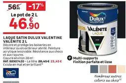 Leroy Merlin Dulux Valentine Laque Valénite offre