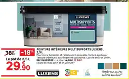 Leroy Merlin LUXENS PEINTURE INTÉRIEURE MULTISUPPORTS offre