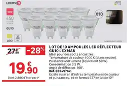 Leroy Merlin Lexman Ampoules LED Réflecteur offre