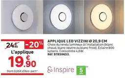 Leroy Merlin VIZZINI Applique LED offre