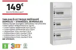 Leroy Merlin DOMOLEC TABLEAU ÉLECTRIQUE PRÉÉQUIPÉ offre