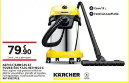 Leroy Merlin KARCHER ASPIRATEUR EAU ET POUSSSIÈRE WD3 S offre