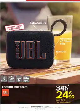 Carrefour Market JBL Enceinte bluetooth offre