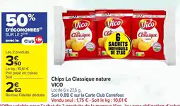 Carrefour Market VICO Chips La Classique nature offre
