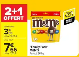 Carrefour Market M&M'S peanut offre