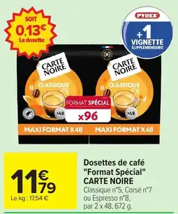Carrefour Market PYREX Dosettes de café offre