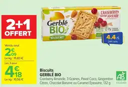 Carrefour Market Gerblé BIO Biscuits offre