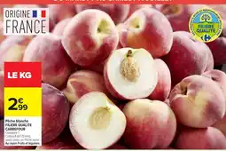 Carrefour Market Pêche blanche FILIERE QUALITE CARREFOUR offre