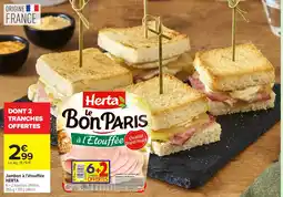 Carrefour Market Herta Jambon à l'étouffée offre