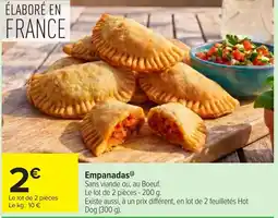 Carrefour Market Empanadas offre