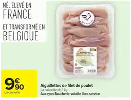 Carrefour Market Aiguillettes de filet de poulet offre