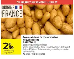 Carrefour Market Pomme de terre CARREFOUR offre