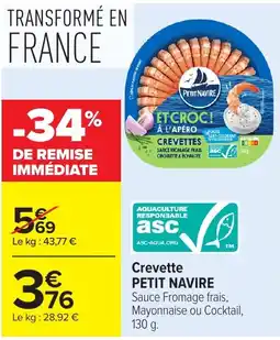Carrefour Market PETIT NAVIRE Crevette offre