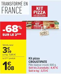 Carrefour Market KIT PIZZA offre