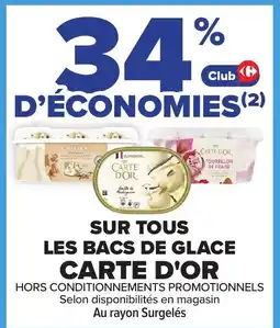 Carrefour Market Carte D'Or Glace offre