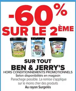 Carrefour Market BEN & JERRY'S offre